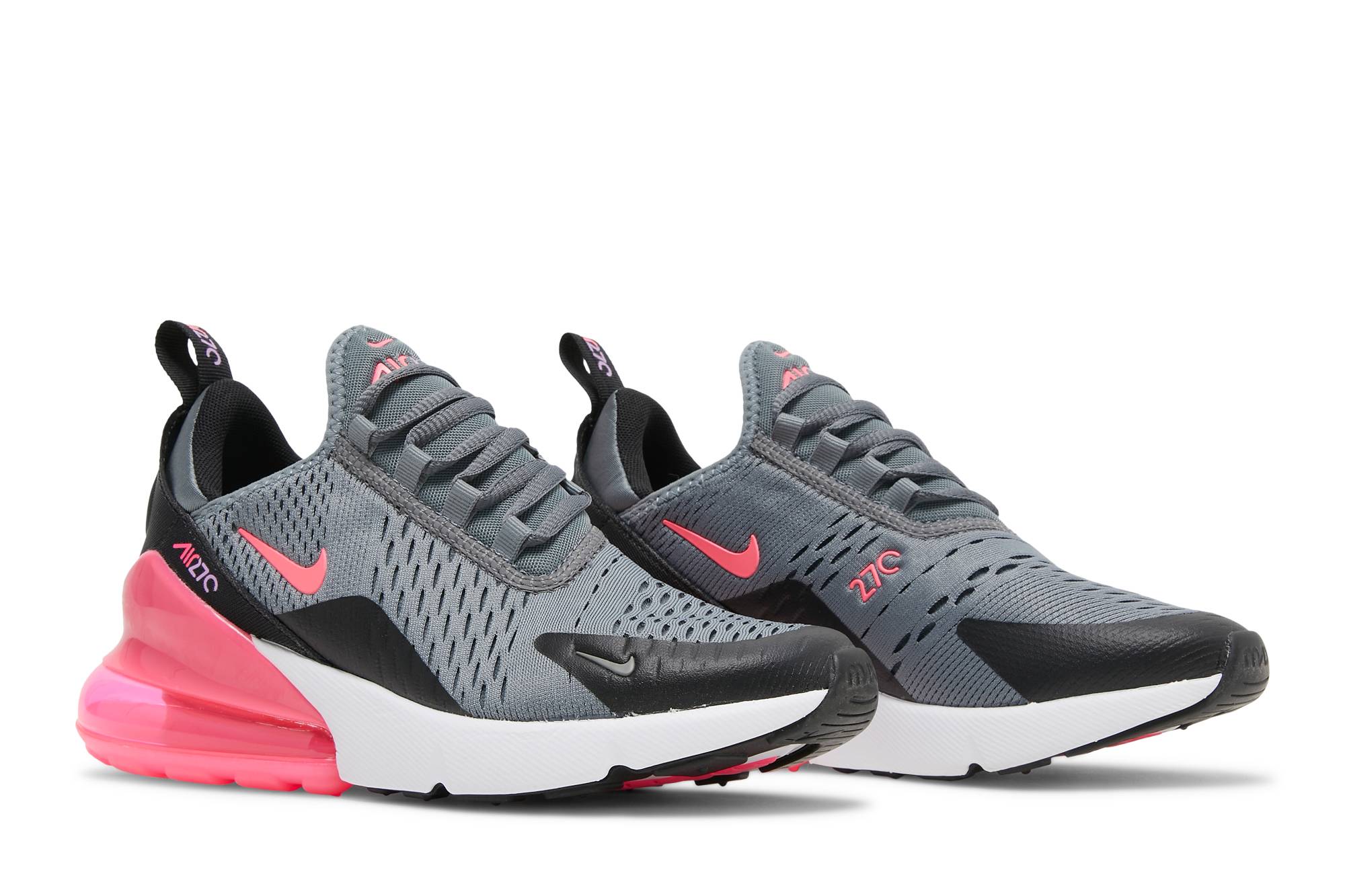 Cheap (Youth) Nike Air Max 270 'Grey Hyper Pink' 943345-031