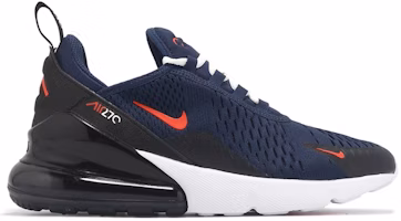 (Youth) Nike Air Max 270 'Midnight Navy Picante Red' 943345-410 (Youth) Nike Air Max 270 'Midnight Navy Picante Red' 943345-410