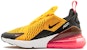 (JR) Nike Air Max 270 'University Gold' Lelaki/Kuning Emas 943345-700