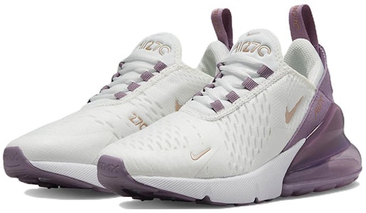 耐吉 Air Max 270 (GS) 休閒運動鞋 白紫 Lookbook 耐吉 Air Max 270 (GS) 休閒運動鞋 白紫