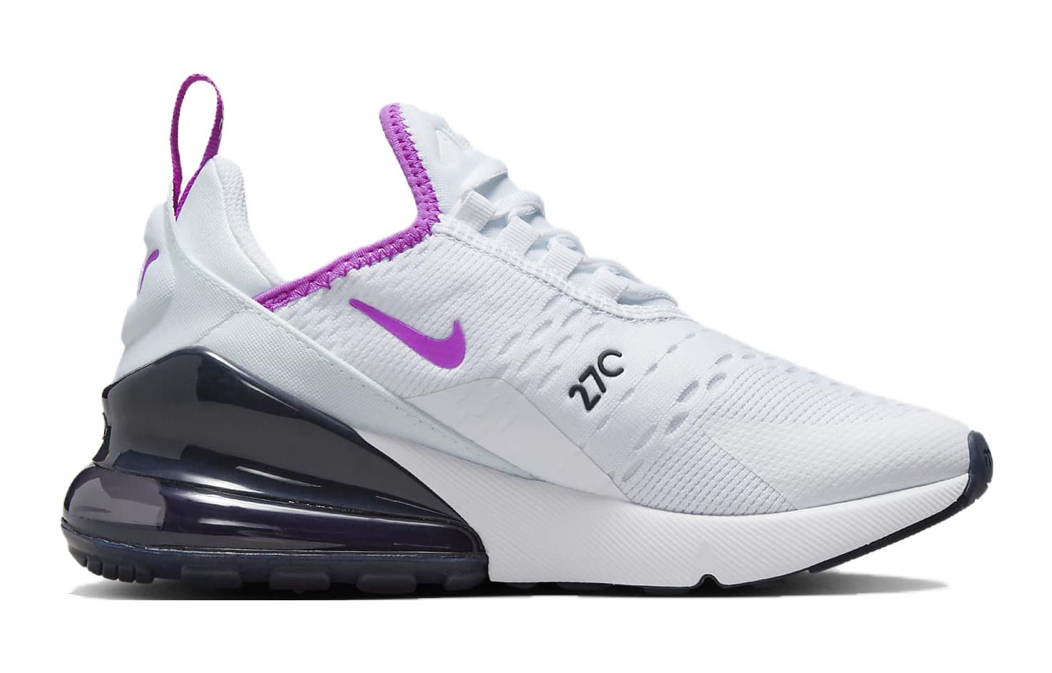 Order 兒童 Nike Air Max 270 運動 防水 低筒 兒童跑步鞋 白紫色