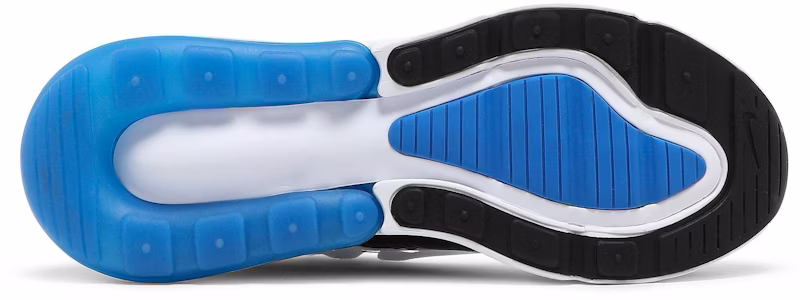 Nike Air Max 270 (GS) 白黑藍 Shop Nike Air Max 270 (GS) 白黑藍