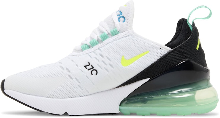 (Youth) Nike Air Max 270 'White Volt' DX3347-100 Lookbook (Youth) Nike Air Max 270 'White Volt' DX3347-100