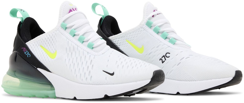 (Youth) Nike Air Max 270 'White Volt' DX3347-100 Cheap (Youth) Nike Air Max 270 'White Volt' DX3347-100