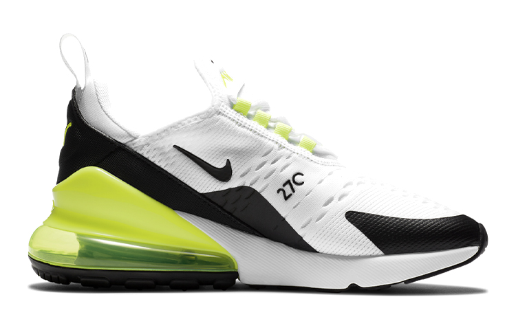 Order Nike Air Max 270 後座氣墊 低筒 跑步鞋 GS 黑白黃