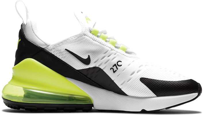 Nike Air Max 270 後座氣墊 低筒 跑步鞋 GS 黑白黃 Order Nike Air Max 270 後座氣墊 低筒 跑步鞋 GS 黑白黃