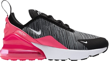 (Youth) Nike Air Max 270 Knit Jacquard 'Black Racer Pink' AO7440-003