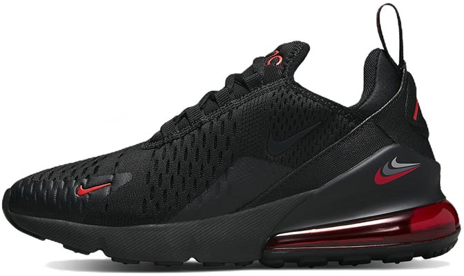 (Youth) Nike Air Max 270 Low Tops Athleisure Casual Sports Shoe Black Red DX9273-001 Buy (Youth) Nike Air Max 270 Low Tops Athleisure Casual Sports Shoe Black Red DX9273-001