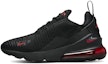 Buy (JR) Nike Air Max 270 Kasut Sukan Kasual Hitam Merah Lelaki Wanita DX9273-001