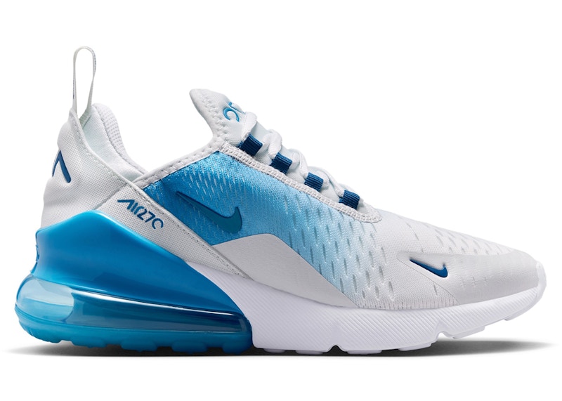(Youth) Nike Air Max 270 Off White Dutch Blue 943345-125