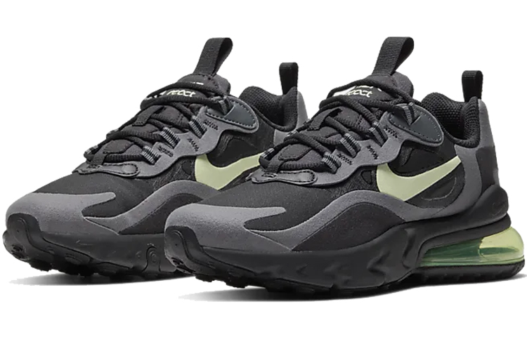 Lookbook (JR) Nike Air Max 270 React 'Hitam Barely Volt' BQ0103-008