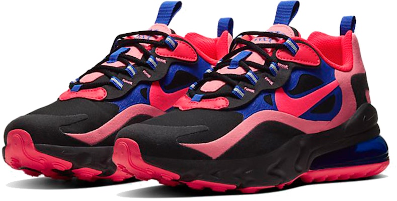 (JR) Nike Air Max 270 React 'Hitam Crimson Biru' CT1579-001 Lookbook (JR) Nike Air Max 270 React 'Hitam Crimson Biru' CT1579-001