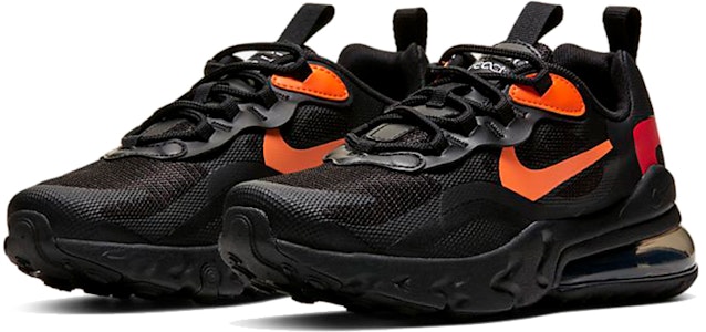 (JR) Nike Air Max 270 React 'Hitam Magma Oranye' CV9638-001 Lookbook (JR) Nike Air Max 270 React 'Hitam Magma Oranye' CV9638-001