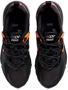 (JR) Nike Air Max 270 React 'Hitam Magma Oranye' CV9638-001 Shop (JR) Nike Air Max 270 React 'Hitam Magma Oranye' CV9638-001