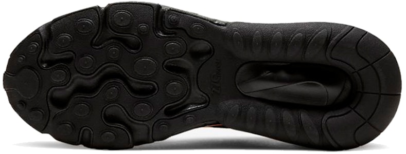 (JR) Nike Air Max 270 React 'Hitam Magma Oranye' CV9638-001 Details for (JR) Nike Air Max 270 React 'Hitam Magma Oranye' CV9638-001