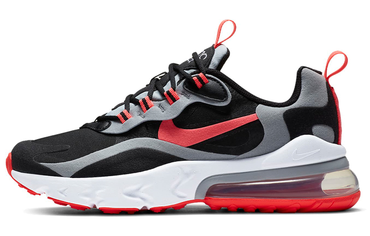 Buy (JR) Nike Air Max 270 React 'Negro Rojo Gris' BQ0103-019