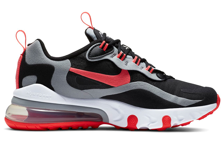 Order (JR) Nike Air Max 270 React 'Negro Rojo Gris' BQ0103-019