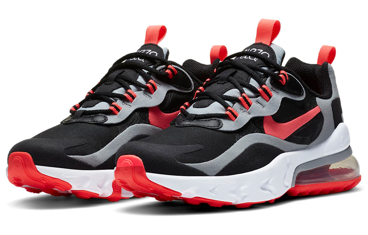 Lookbook (JR) Nike Air Max 270 React 'Negro Rojo Gris' BQ0103-019