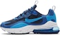 (JR) Nike Air Max 270 React 'Blue Void' Lelaki/Wanita BQ0103-400