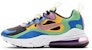 (JR) Nike Air Max 270 React 'Gumball' Lelaki Wanita Sneakers CU4668-001