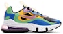 (JR) Nike Air Max 270 React 'Gumball' Lelaki Wanita Sneakers CU4668-001