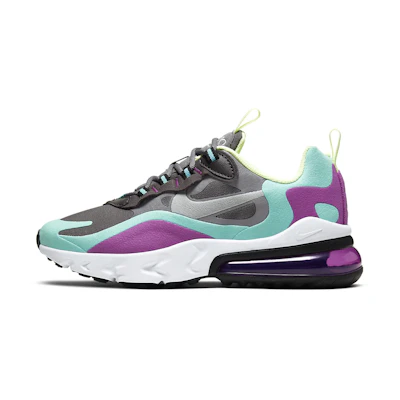 (Youth) Nike Air Max 270 React 'Gunsmoke Aurora Violet'