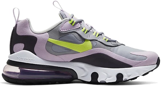 Nike Air Max 270 React 低筒 跑步鞋 GS 冰淡紫 Order Nike Air Max 270 React 低筒 跑步鞋 GS 冰淡紫