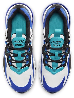(JR) 耐克Air Max 270 React '预言水蓝' BQ0103-105 Shop (JR) 耐克Air Max 270 React '预言水蓝' BQ0103-105
