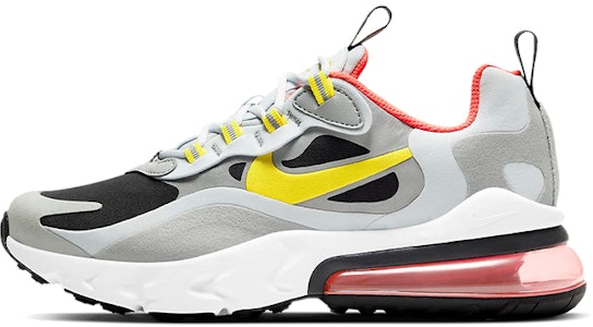 (JR) Nike Air Max 270 React 'Smoke Grey High Voltage' Pria Wanita Terbaru BQ0103-023 Buy (JR) Nike Air Max 270 React 'Smoke Grey High Voltage' Pria Wanita Terbaru BQ0103-023