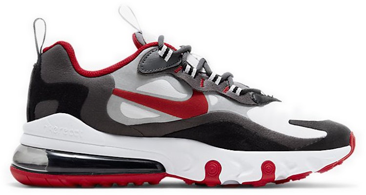 (JR) 耐克Air Max 270 React“大学红铁灰” BQ0103-013 Order (JR) 耐克Air Max 270 React“大学红铁灰” BQ0103-013