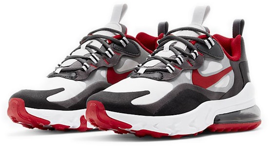 (JR) Nike Air Max 270 React 'University Red Iron Grey' Merah Abu Besi BQ0103-013 Lookbook (JR) Nike Air Max 270 React 'University Red Iron Grey' Merah Abu Besi BQ0103-013