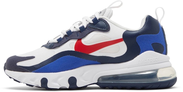 (JR) Nike Air Max 270 React 'Putih Midnight Navy Merah' CZ5582-100 Lookbook (JR) Nike Air Max 270 React 'Putih Midnight Navy Merah' CZ5582-100