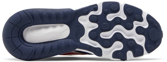 (JR) Nike Air Max 270 React 'Putih Midnight Navy Merah' CZ5582-100 Shop (JR) Nike Air Max 270 React 'Putih Midnight Navy Merah' CZ5582-100