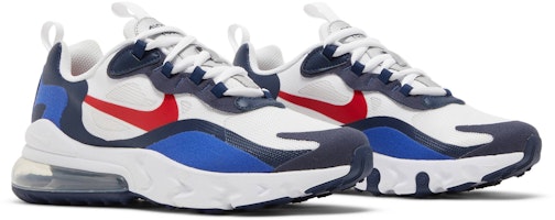 (JR) Nike Air Max 270 React 'Putih Midnight Navy Merah' CZ5582-100 Cheap (JR) Nike Air Max 270 React 'Putih Midnight Navy Merah' CZ5582-100