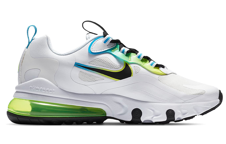 (Youth) Nike Air Max 270 React 'Worldwide Pack - White' 圖 2