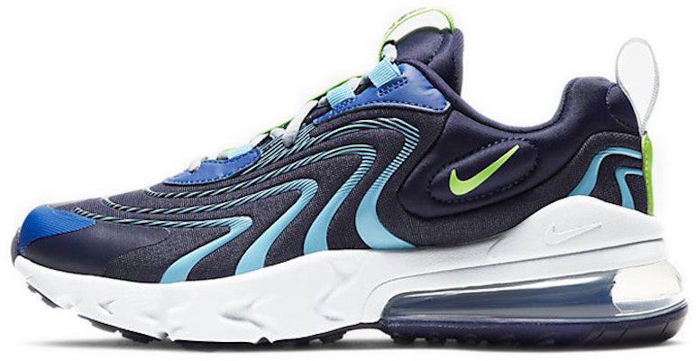 (JR) Nike Air Max 270 React ENG 'Biru Hitam' CD6870-400 Buy (JR) Nike Air Max 270 React ENG 'Biru Hitam' CD6870-400