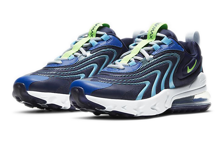 Lookbook (JR) Nike Air Max 270 React ENG 'Biru Hitam' CD6870-400