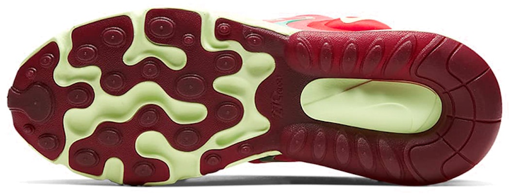 (JR) 나이키 에어맥스 270 리액트 (레드/그린) CD6870-601 Details for (JR) 나이키 에어맥스 270 리액트 (레드/그린) CD6870-601