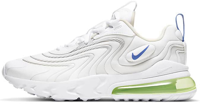 (JR) Nike Air Max 270 React ENG 'Putih Sapphire Jingga Laser' CZ4215-100 Buy (JR) Nike Air Max 270 React ENG 'Putih Sapphire Jingga Laser' CZ4215-100