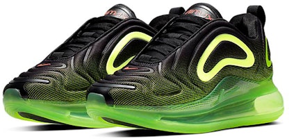 (JR) Nike Air Max 720 'Black Volt' Hitam Hijau Stabilo AQ3196-005 Lookbook (JR) Nike Air Max 720 'Black Volt' Hitam Hijau Stabilo AQ3196-005