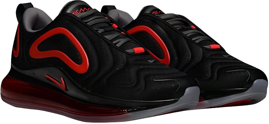 (JR) Nike Air Max 720 'Bred' Sepatu Olahraga Hitam Merah AQ3196-018 Lookbook (JR) Nike Air Max 720 'Bred' Sepatu Olahraga Hitam Merah AQ3196-018
