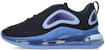 (JR) Nike Air Max 720 'Obsidian Royal Pulse' dalam warna Obsidian & Royal Pulse. AQ3196-401