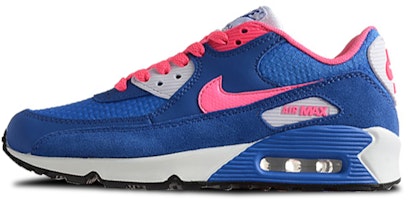 (Youth) Nike Air Max 90 2007 'Hyper Cobalt Pink' 345017-121 (Youth) Nike Air Max 90 2007 'Hyper Cobalt Pink' 345017-121