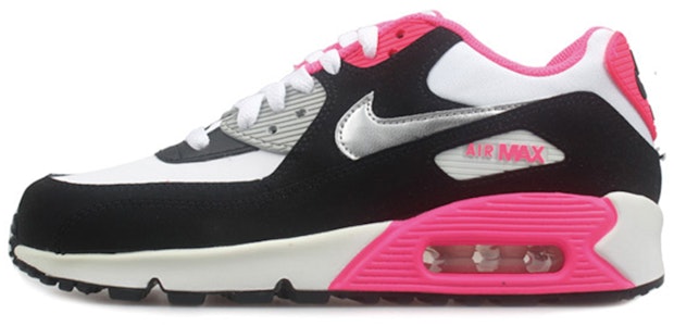 (JR) Nike Air Max 90 2007 'Putih Hitam Pink' 345017-122 Buy (JR) Nike Air Max 90 2007 'Putih Hitam Pink' 345017-122