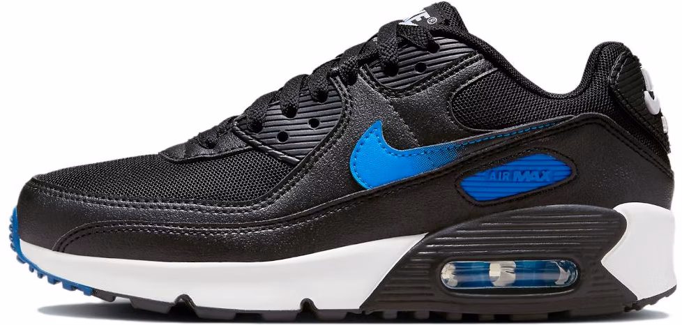 youth-nike-air-max-90-black-photo-blue-fz-4355-001