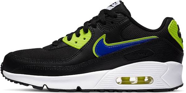 (JR) Nike Air Max 90 'Hitam Volt Biru Racer' DA4670-001 Buy (JR) Nike Air Max 90 'Hitam Volt Biru Racer' DA4670-001