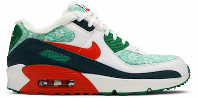 (Youth) Nike Air Max 90 'Christmas Sweater' DC1621-100 (Youth) Nike Air Max 90 'Christmas Sweater' DC1621-100