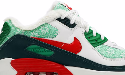 (JR) 耐克Air Max 90 '圣诞毛衣' 运动鞋 DC1621-100 Order (JR) 耐克Air Max 90 '圣诞毛衣' 运动鞋 DC1621-100