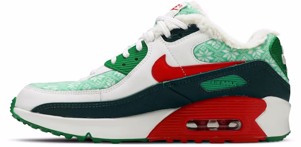(JR) 耐克Air Max 90 '圣诞毛衣' 运动鞋 DC1621-100 Lookbook (JR) 耐克Air Max 90 '圣诞毛衣' 运动鞋 DC1621-100