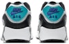 Shop Nike Air Max 90 (GS) 黑白藍
